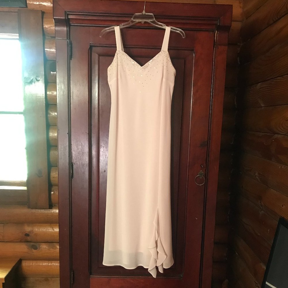 R&M Richards Blush Pink Formal Dress